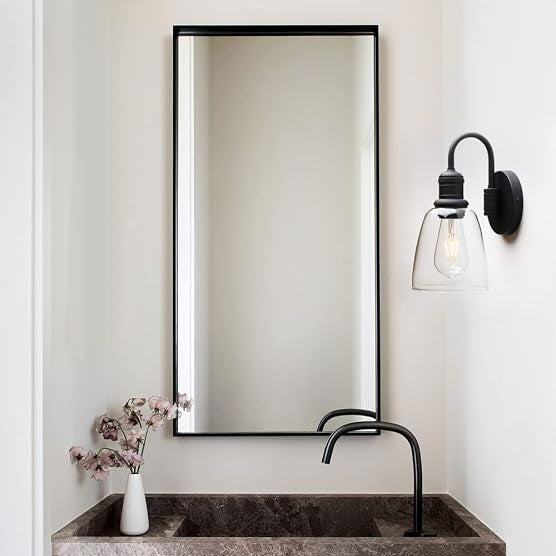 14 Inch Black Industrial Glass Wall Sconce